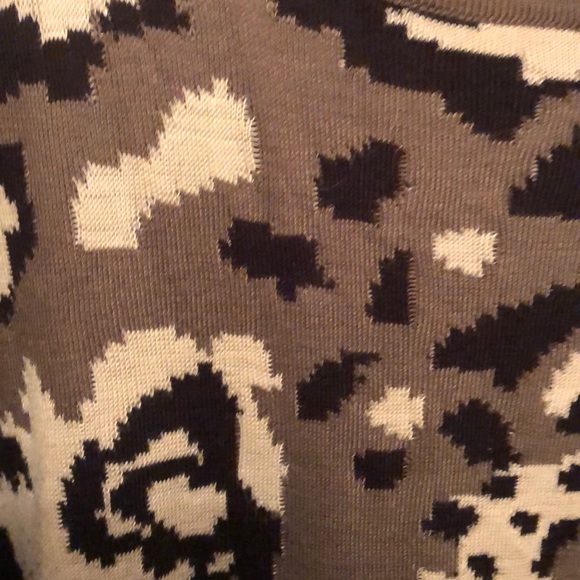 FINAL PRICE Pink Rose Animal Print Sweater Dress - Picture 7 of 7